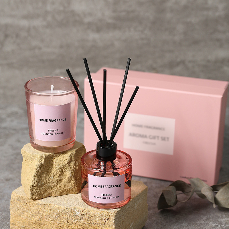 Home Fragrance Reed Diffuser - Premium Reed Diffuser and Candle Gift