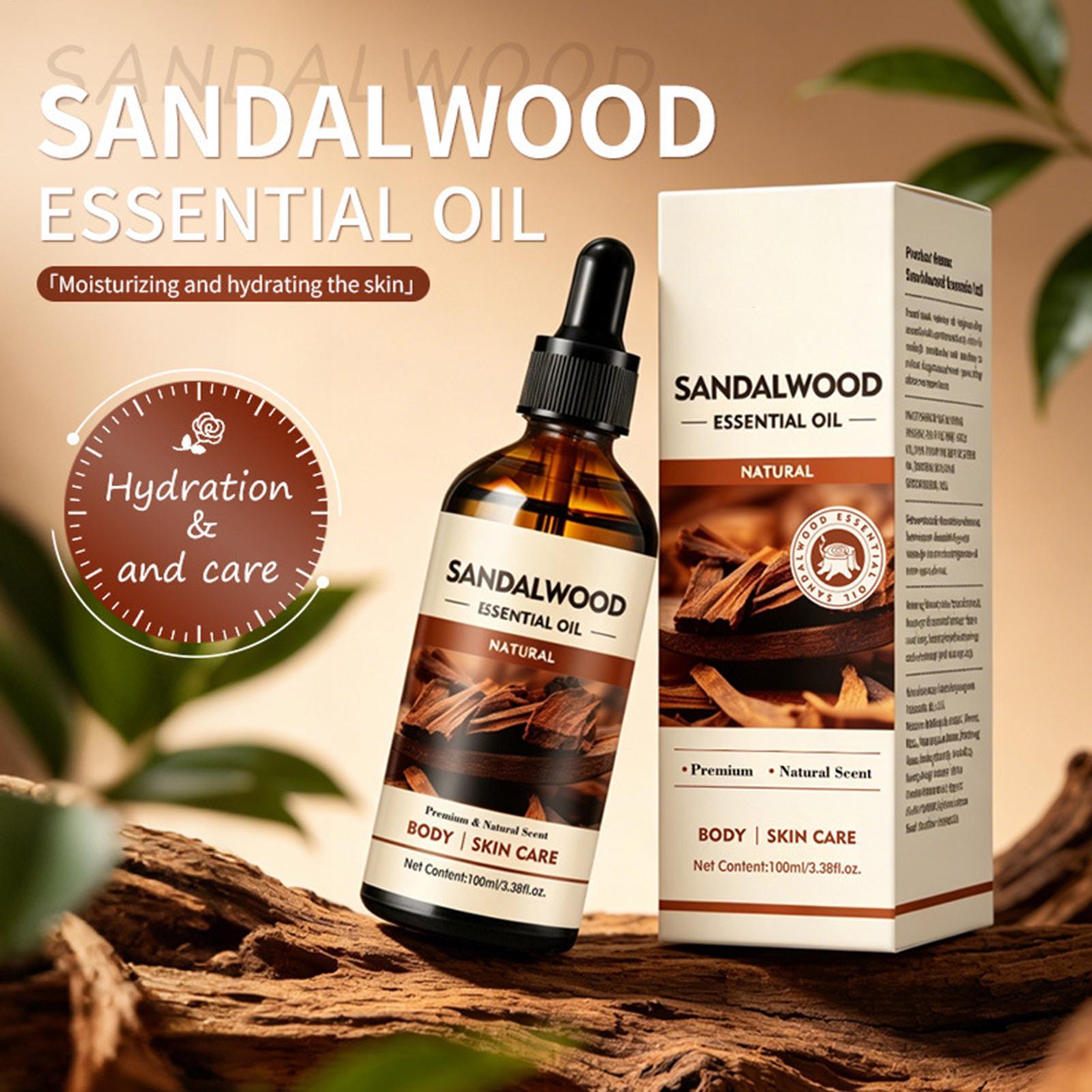 Home Fragrance Natural - Sandalwood Fragrance Oil 100ml Natural Aromatherapy