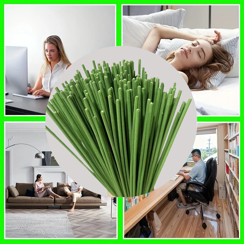 Reed Diffuser Set - Reed Diffuser Sticks Lemongrass Aromatherapy Bamboo