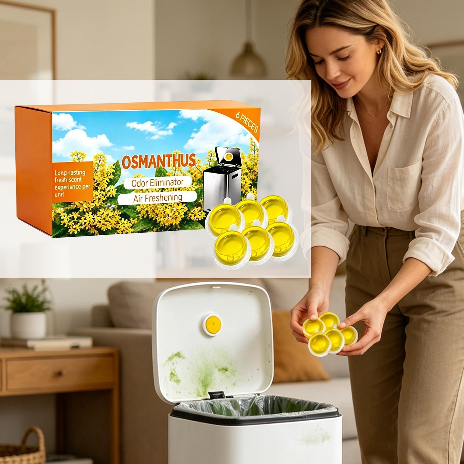Home Fragrance Long Lasting - 6 Pieces Trash freshener Citrus Scent