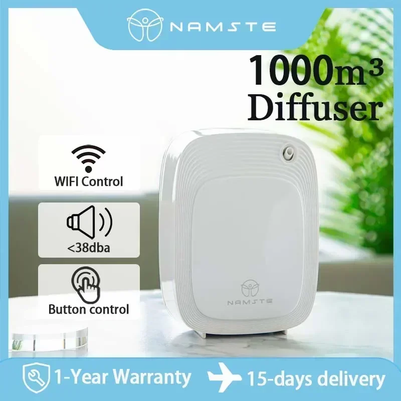 Fragrance Home Decor - Namste 1000m³ Aroma Diffuser Machine 200ML