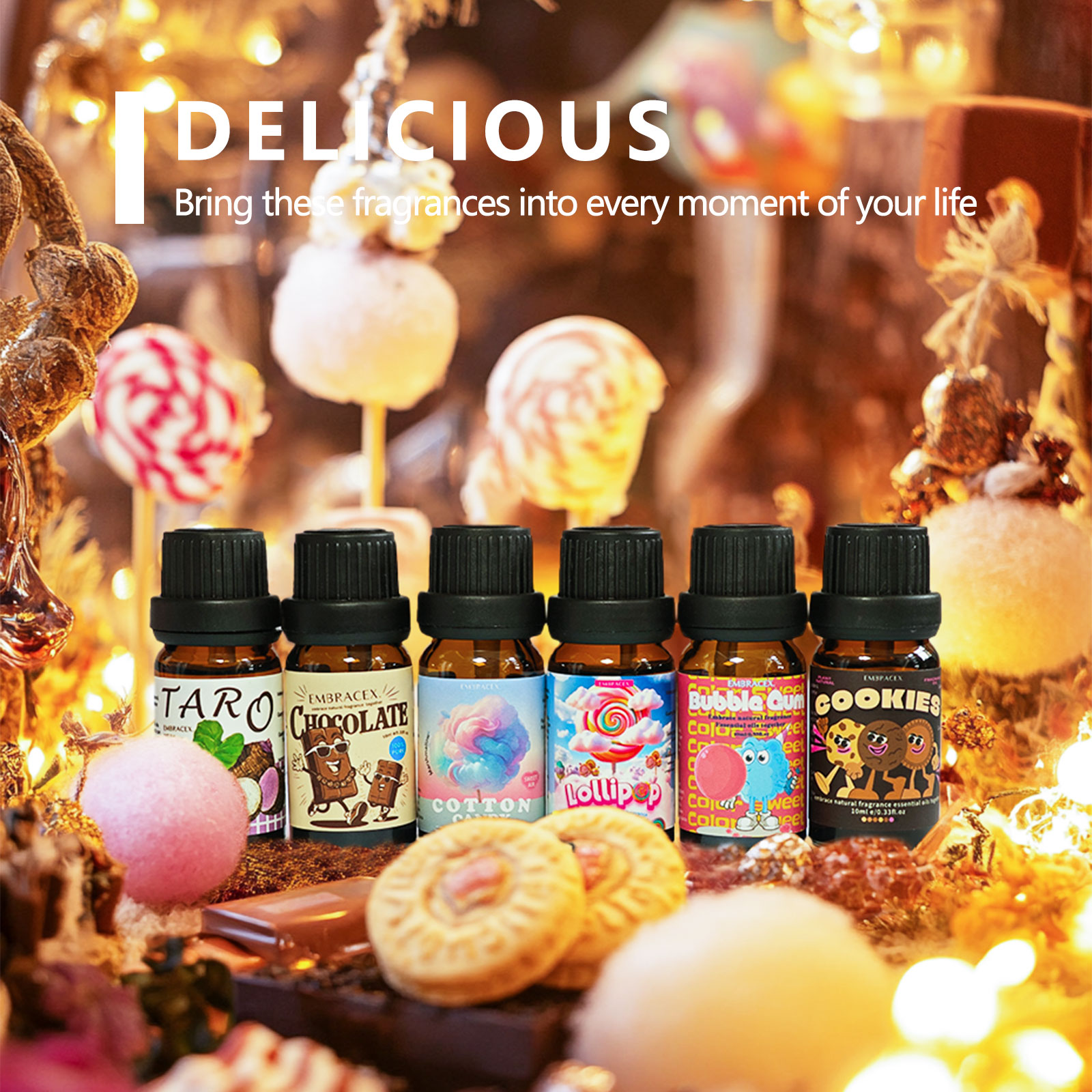 6PC/1Set Delicious Fragrance O - Fragrance Home Decor ulasan dan harga