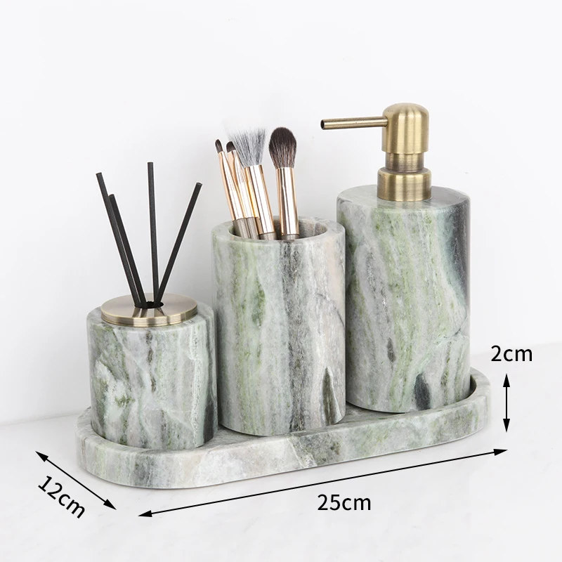 Emerald Green Natural Marble B - Reed Diffuser Set ulasan dan harga