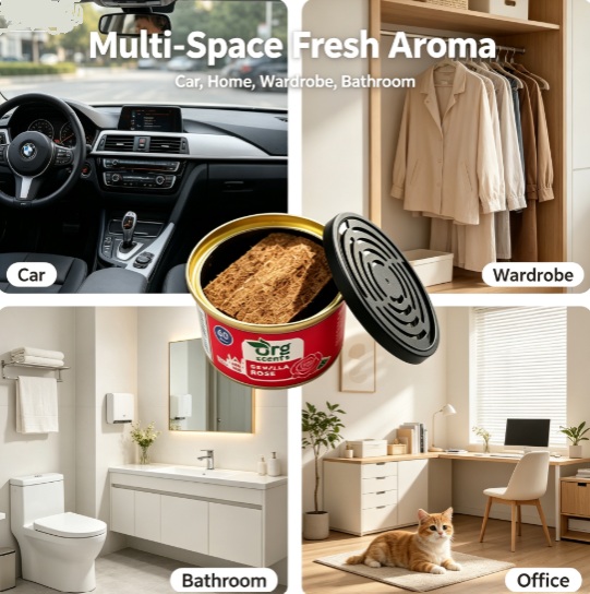 42g Car Air Freshener Solid Pe - Home Fragrance Logo ulasan dan harga