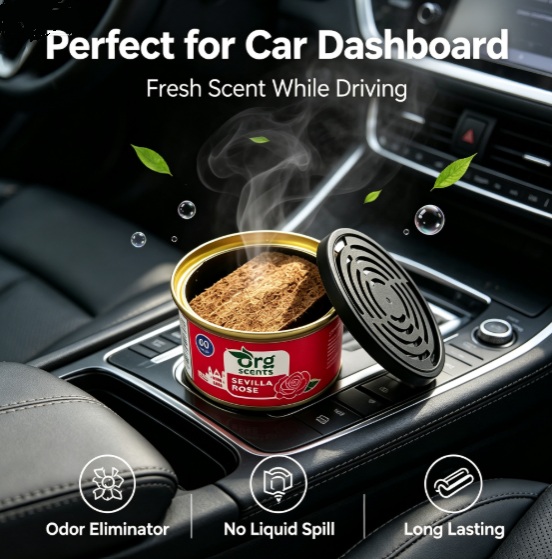 42g Car Air Freshener Solid Pe - Home Fragrance Logo ulasan dan harga