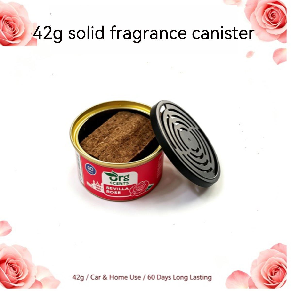 42g Car Air Freshener Solid Pe - Home Fragrance Logo ulasan dan harga