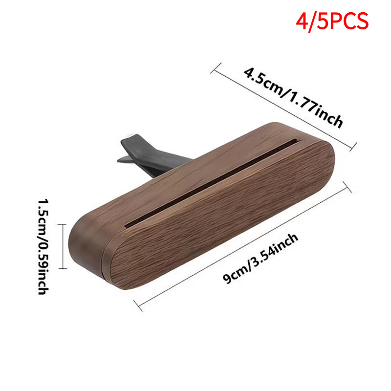 4/5PCS Wood Car Air Vent Diffu - Home Fragrance Long Lasting ulasan dan harga