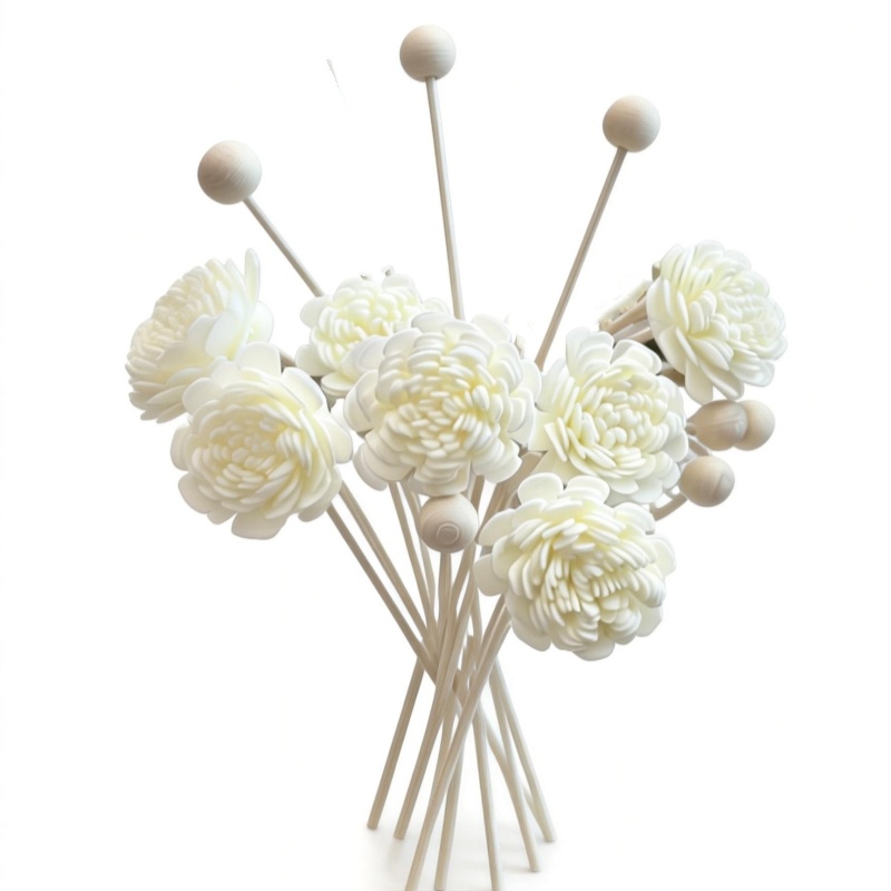 10PCS Artificial Flower Rattan - Reed Diffuser Set ulasan dan harga
