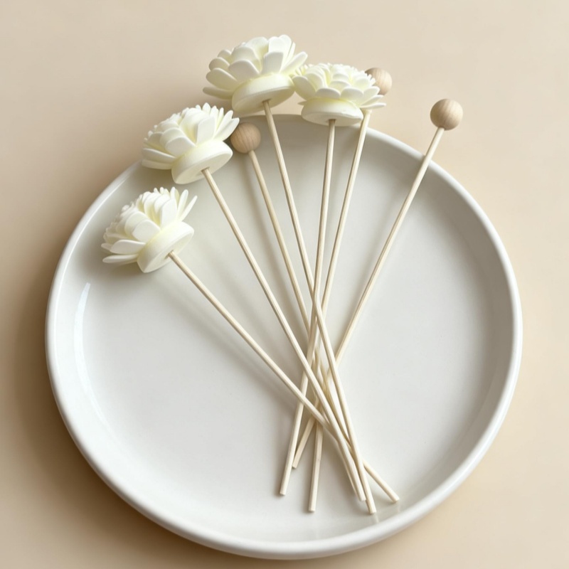 10PCS Artificial Flower Rattan - Reed Diffuser Set ulasan dan harga
