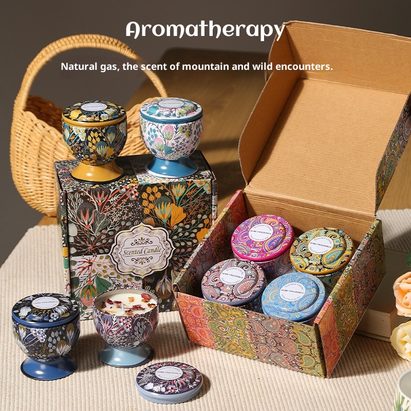 Goblet-shaped Soy Wax Bohemian - Home Fragrance Scented Candle ulasan dan harga