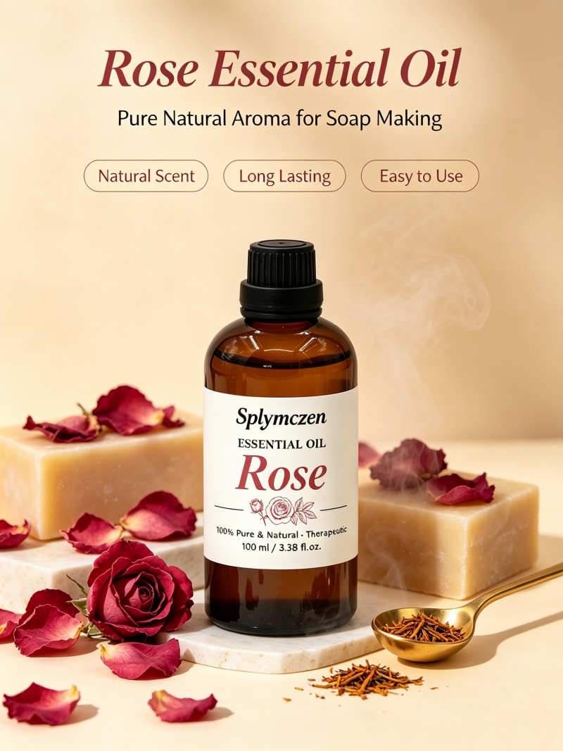Splymczen 100ml Rose Fragrance - Home Fragrance Scented Candle ulasan dan harga