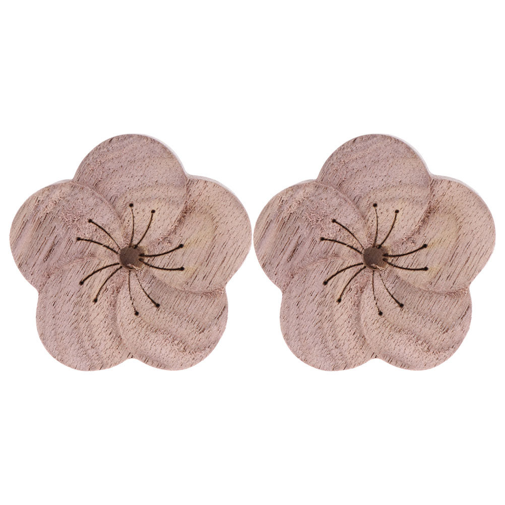 2Pcs Plum Blossom Wooden Essen - Home Fragrance Natural ulasan dan harga