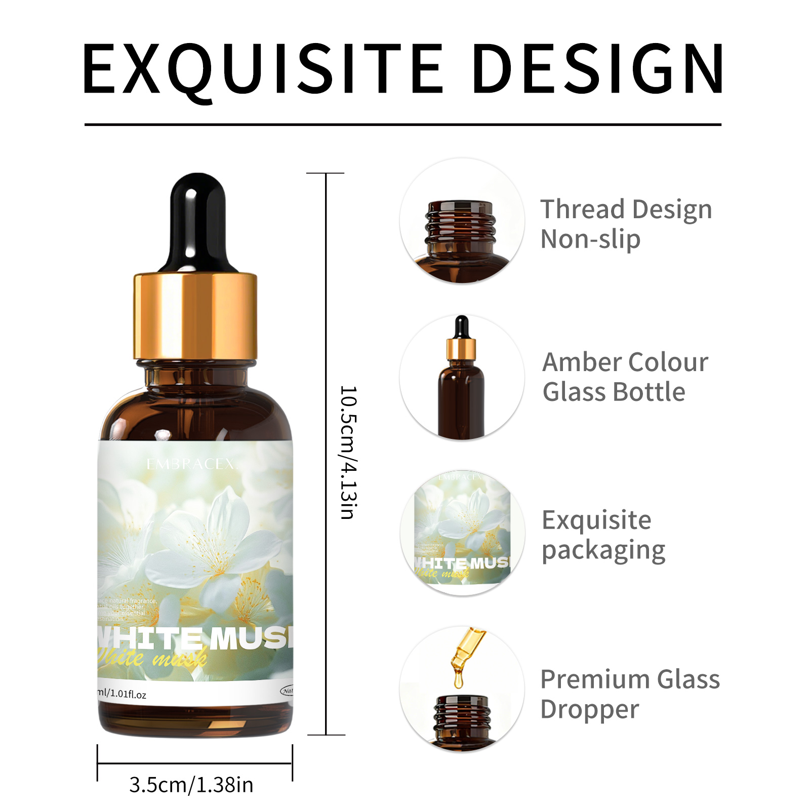 30ml White Musk Fragrance Oils - Reed Diffuser Set ulasan dan harga