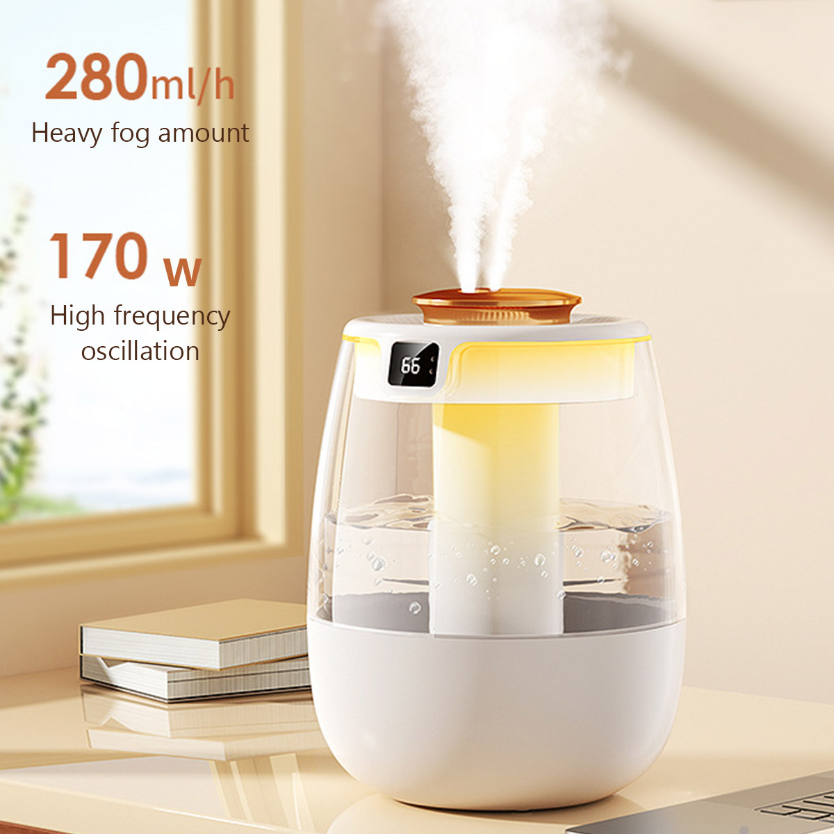 1.3L Air Humidifier Double Spr - Home Fragrance Device ulasan dan harga